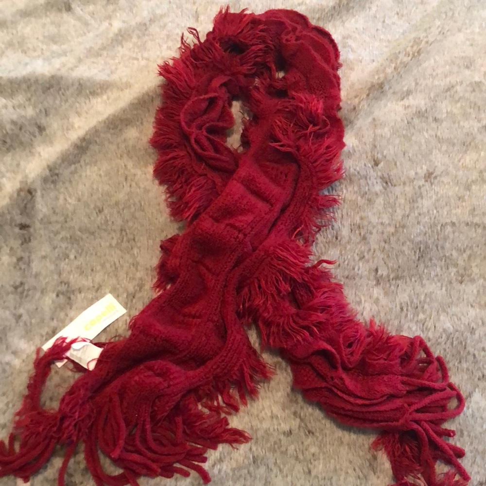 Capelli New York Red Scarf